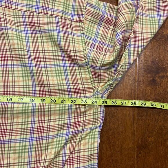 Burberry London Regular Fit Casual Plaid Multicolor Button Front Shirt Size L - Picture 7 of 8